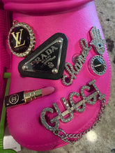 Load image into Gallery viewer, Designer-Inspired Croc Charm Set
