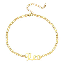 Load image into Gallery viewer, Gold Plated Zodiac Anklet

